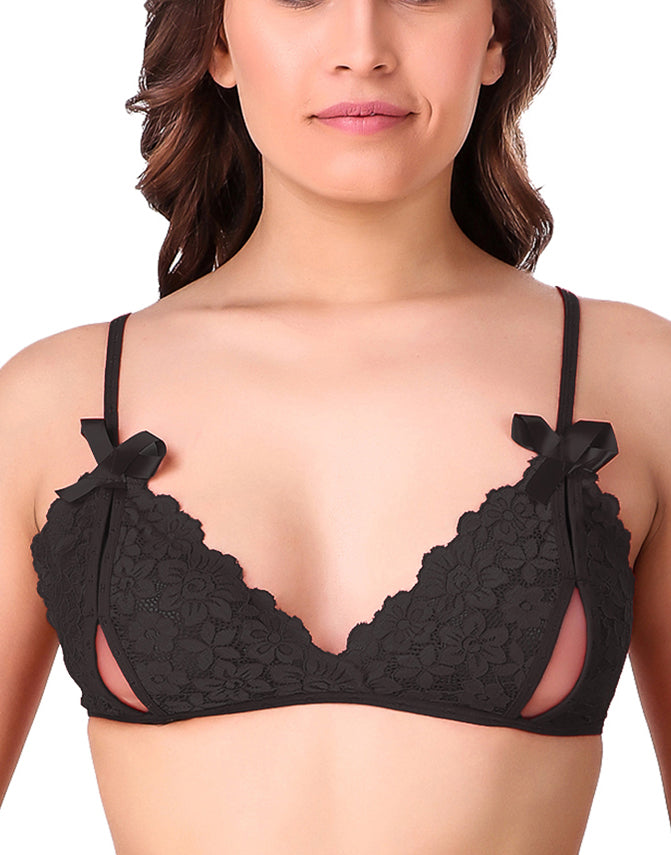 Xs and Os Women Lace Peek-a-Boo Bra Xs & Os Xs and Os Women Lace Peek-a-Boo Bra Xs & Os