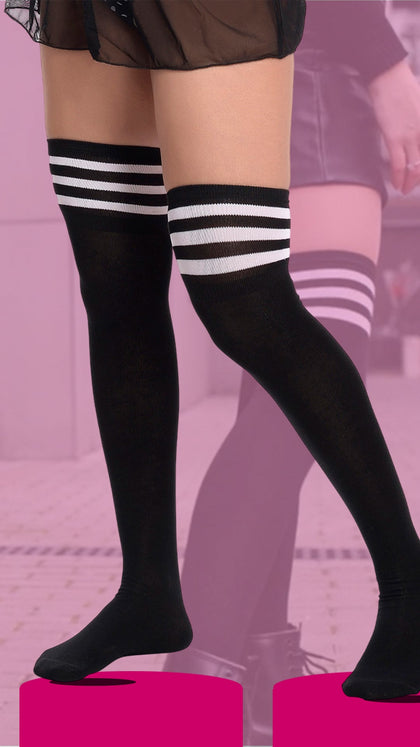 Women over the knee socks, stockings, pantyhose and more