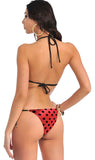 Xs and Os Women's Embellished Bikini Bra Panty Lingerie Set