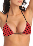 Xs and Os Women's Embellished Bikini Bra Panty Lingerie Set