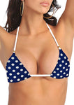 Xs and Os Women's Embellished Bikini Bra Panty Lingerie Set