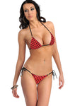 Xs and Os Women's Embellished Bikini Bra Panty Lingerie Set