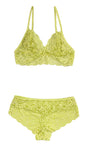 Xs and Os Women's Lace Bra Panty Lingerie Set