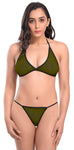 Xs and Os Women Mesh Bra Panty Lingerie Set