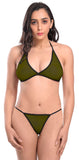 Xs and Os Women Mesh Bra Panty Lingerie Set