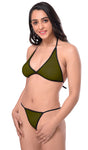 Xs and Os Women Mesh Bra Panty Lingerie Set
