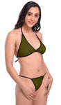 Xs and Os Women Mesh Bra Panty Lingerie Set