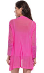 Xs and Os Women's Robe with Lace Babydoll Lingerie Set