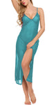 Xs and Os Women Long Babydoll Nightwear with panty
