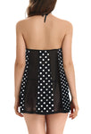 Xs and Os Women Halter Neck Babydoll Lingerie with Panty