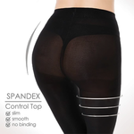 Xs and Os Women Semi Opaque Tights High Waist Stockings Pantyhose