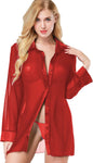 Xs and Os Women's Shirt Babydoll Lingerie with Panty