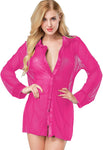 Xs and Os Women's Shirt Babydoll Lingerie with Panty