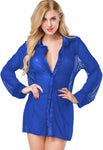 Xs and Os Women's Shirt Babydoll Lingerie with Panty