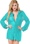 Xs and Os Women's Shirt Babydoll Lingerie with Panty