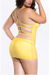Women nightwear lingerie with g-string panty