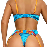 women lingerie set with garter belt