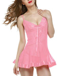 women sexy hot lace babydoll lingerie with panty