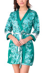 women sexy satin nightwear robe 
