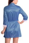 Women satin nightwear robe