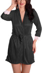 Women satin nightwear robe