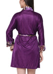 Women satin nightwear robe nighty