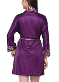 Women satin nightwear robe nighty