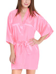 women satin kimonos nightwear robe