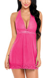 women sexy babydoll nightwear lace lingerie with panty