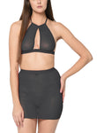 women sexy fishnet lingerie set