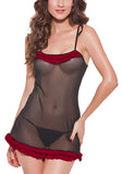 sexy women see through babydoll lingerie for sex