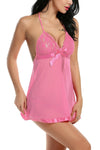 women sexy babydoll lingerie nightwear with g-string panty
