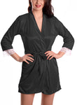 Women satin nightwear robe