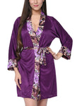 Women satin nightwear robe