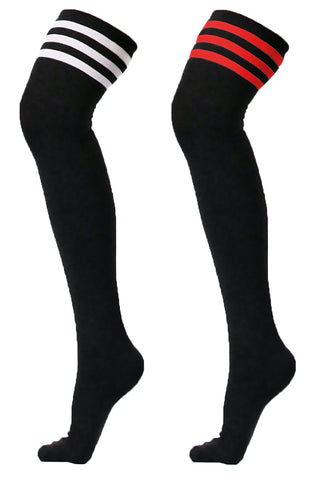 women over the knee high socks pack of 2