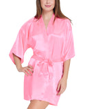 women satin robe nightwear kimonos