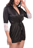 Women satin nightwear robe 