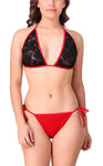 Women lace bra panty set