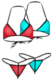 women pack of 2 sexy bikini lingerie for sex 