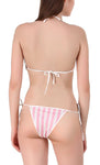 Women sexy satin bikini bra panty lingerie set