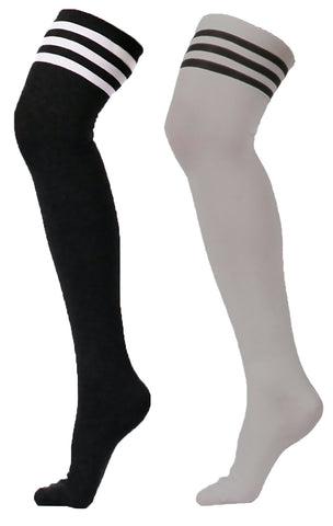 women over the knee high socks pack of 2