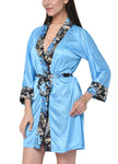 Women satin nightwear robe