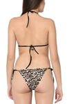 women sexy animal print bikini bra panty lingerie set