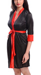bridal satin robe lingerie