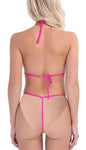 women fishnet bikini bra panty lingerie set