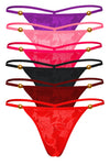 women sexy g-string panties combo