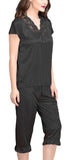women black satin nightwear nightsuit
