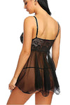 women see through net babydoll dress