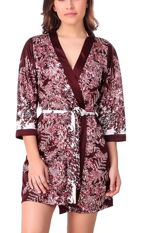 women satin nightwear robe 
