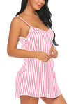 women sexy satin babydoll nightwear lingerie with panty